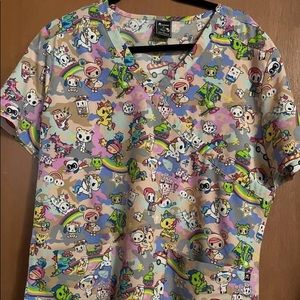 EUC Tokidoki Scrub Top
